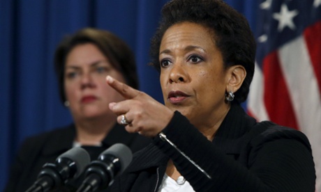 US attorney general Loretta Lynch says banks were 'brazen' in their 'near-daily' illegal behaviour.