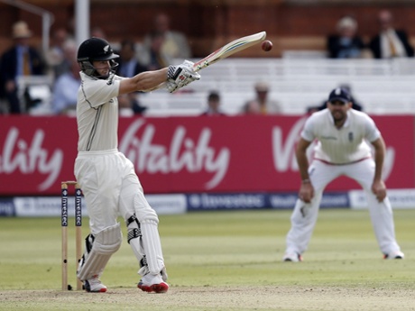 New Zealand batsman Kane Williamson plays a shot