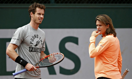 Andy Murray and Amelie Mauresmo