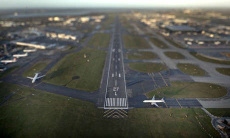 Aerial View Of London's Heathrow Airport