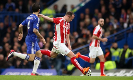 Charlie Adam's goal for Stoke City at Chelsea from inside his own half was an outstanding moment of the season.