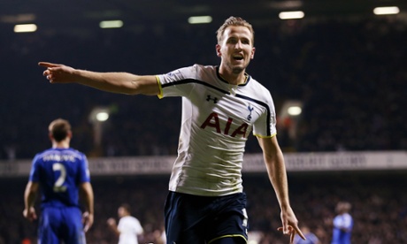 Harry Kane scored two goals in Tottenham's 5-3 victory over Chelsea on New Year's Day.