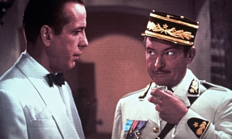 Casablanca's Captain Renault, played by Claud Rains, right, with Humphrey Bogart's Rick