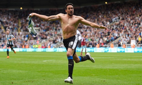 This shirtless celebration business is contagious.