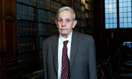 John Forbes Nash at the Oxford Union last year.