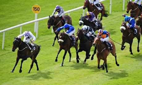Pleascach resisting the late charge of Found in the Irish 1,000 Guineas at The Curragh