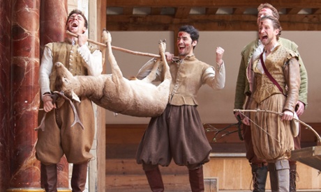 Comic support … As You Like it, directed by Blanche McIntyre.