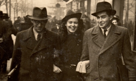 Snapshot ... Naomi Segal’s mother, Leah, with two companions in Prague, 1939