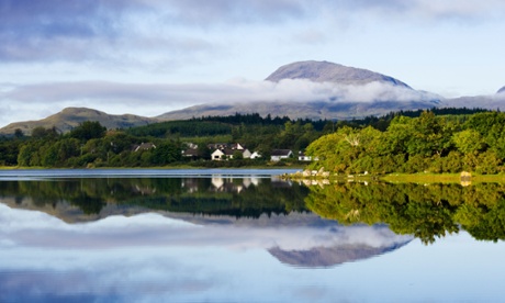 The isle of Mull, Scotland, where the sea eagles have settled and bred successfully.