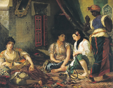 Women of Algiers by Eugene Delacroix, the inspiration for Picasso's now famous painting