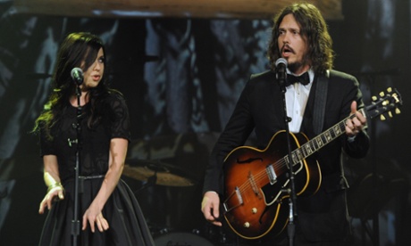 Joy Williams and John Paul White performing as the Civil Wars in 2011.