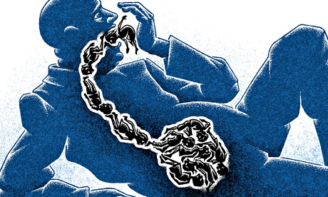 Matt Kenyon illustration to go with Aditya Chakrabortty piece on child poverty