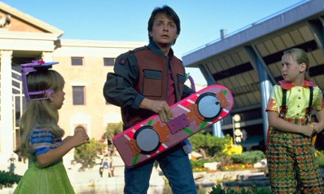 McFly hoverboard back to the future II