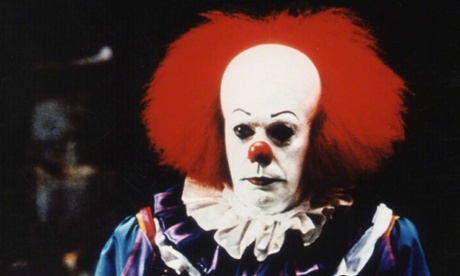 Tim Curry as Pennywise in the first adaptation of It.