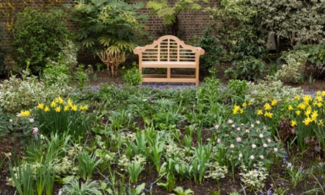The garden at No 10 Downing Street.