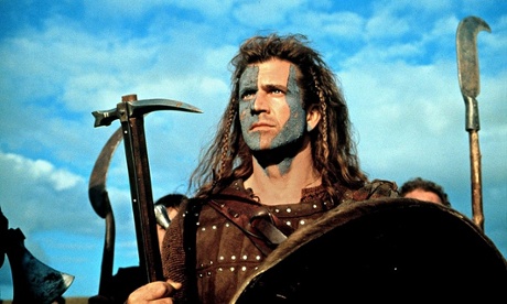 Mel Gibson in Braveheart