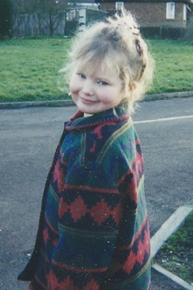 Nancy Tucker as a small child.