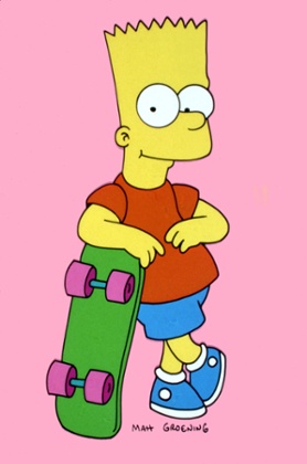 Aye caramba … Bart Simpson