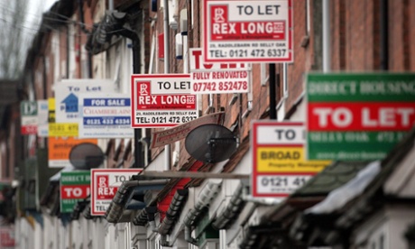 To Let signs n the Selly Oak area of Birmingham.  