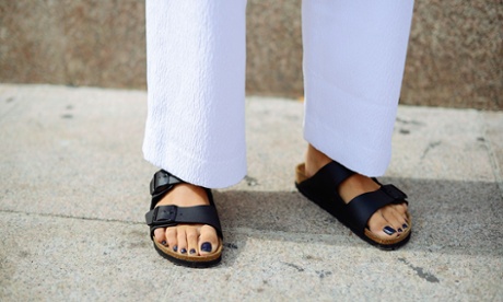 Carola Bernard in Birkenstock shoes in Milan last year.