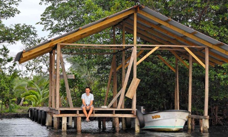 Ian Usher, who gave up his job as a Pharmacy manager to become a desert islander.
