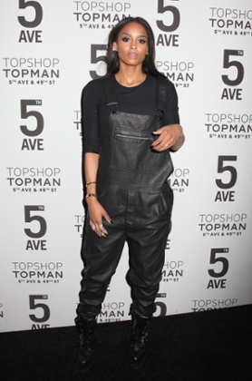 Ciara at Topshop, New York, November 2014.