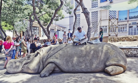 Hope Hippo 2015, by Jennifer Allora & Guillermo Calzadilla