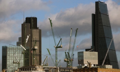 The amount of new office space being built in central London was up by 24%, the second-biggest increase in 20 years.