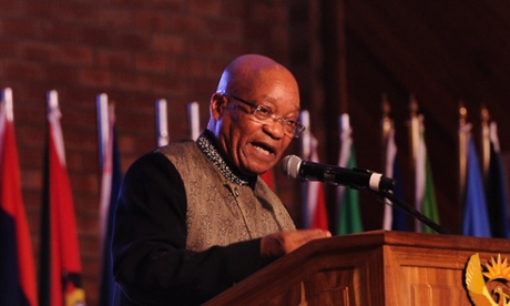 South African president Jacob Zuma