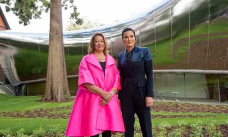 Dame Zaha Hadid and HH Sheikha Moza.