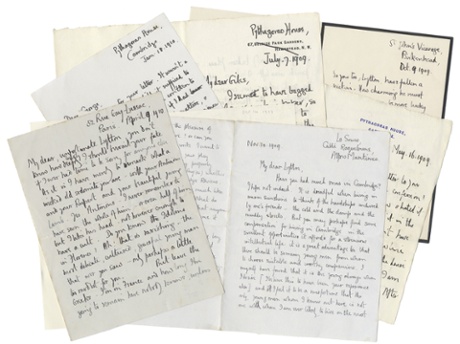 George Mallory letters to be auctioned at Bonhams in June.