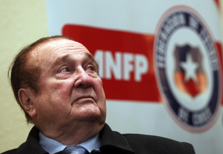 Nicolás Leoz, here pictured in 2012.