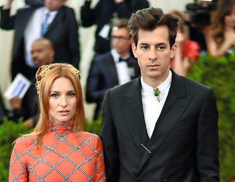 Joséphine de La Baume with her husband, Mark Ronson