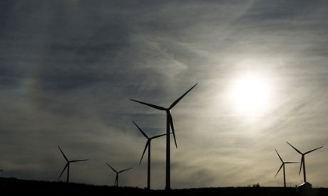 Hyndburn windfarm in Lancashire.