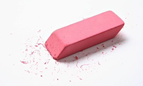 Guy Claxton says we should ban the eraser because it's a big mistake to hide our errors.