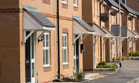 New Taylor Wimpey houses under construction in Lancashire.