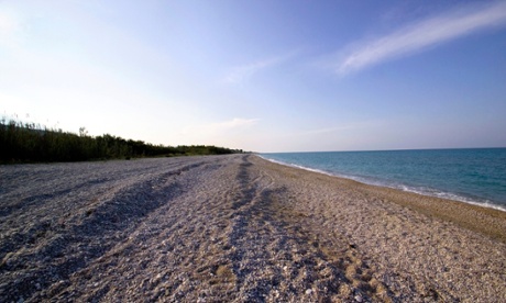Scerne beach, Pineto