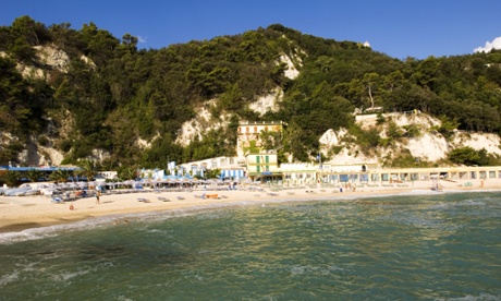 Beach at Conero Mount.