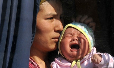 Kyrgyzstan mother and baby