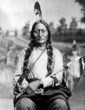 Sioux chief Sitting Bull in the 1880s.