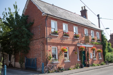 La Fosse is right on the village square