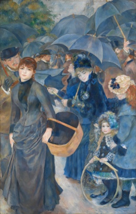 The Umbrellas (1881-6) by Pierre-Auguste Renoir. The National Gallery, London