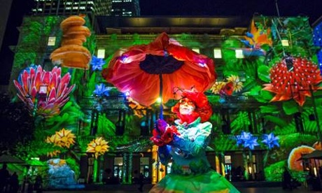 Customs House becomes a fantasy land during Vivid.g