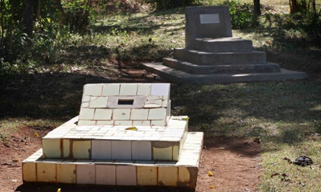 The graves of Barack Obama’s father and grandfather lie near the family house in Kogelo.