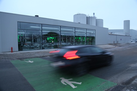 The Energicentralen, a join energy exchange station in Bjerringbro, Denmark. 