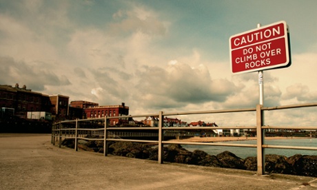 Caution - Do Not Climb over Rocks