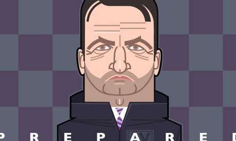 Tim Sherwood illustration.