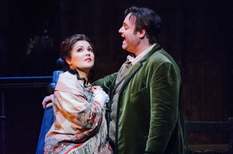 Anna Netrebko (Mimi) and Joseph Calleja (Rodolfo) in the final run of John Copley’s production of La bohème at the Royal Opera House.