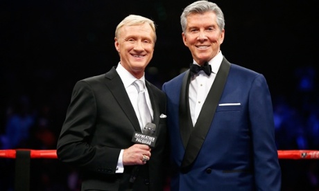 Ring announcers Jimmy Lennon Jr and Michael Buffer