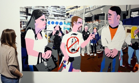 After the Riot II by Erik van Lieshout at the Guido W Baudach gallery during Berlin Gallery Weekend.